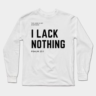 Psalm 23:1 Long Sleeve T-Shirt